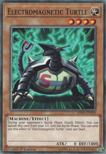 Electromagnetic Turtle - SDSH-EN019 Common 1st Edition