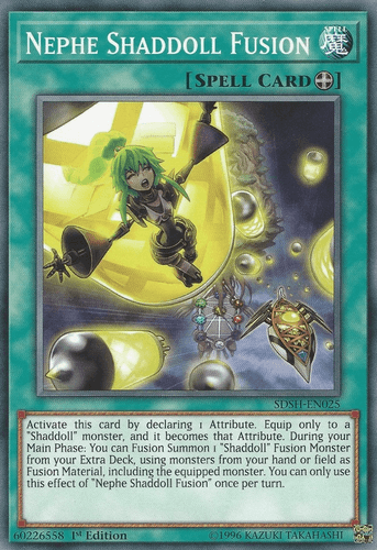 Nephe Shaddoll Fusion - SDSH-EN025 Common 1st Edition
