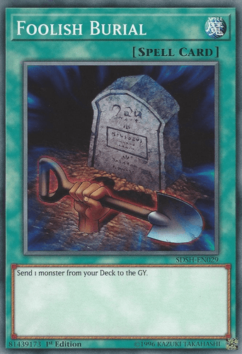 Foolish Burial - SDSH-EN029 Common 1st Edition