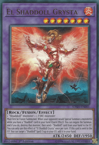 El Shaddoll Grysta - SDSH-EN041 Ultra Rare 1st Edition