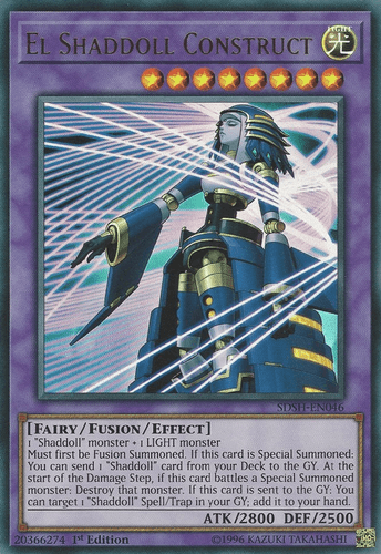 El Shaddoll Construct - SDSH-EN046 Ultra Rare Unlimited