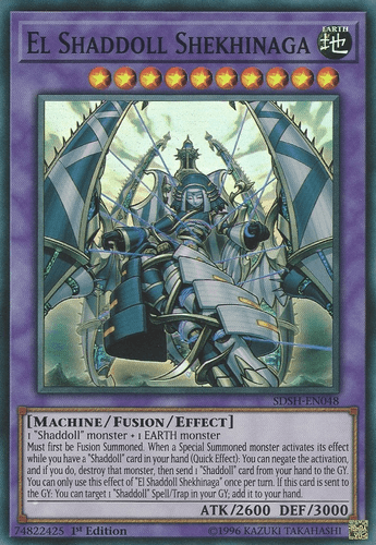 El Shaddoll Shekhinaga - SDSH-EN048 Super Rare 1st Edition