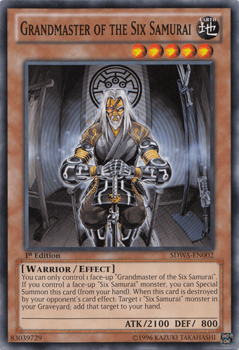 Grandmaster of the Six Samurai - SDWA-EN002 Common 1st Edition