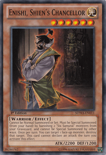 Enishi, Shien's Chancellor - SDWA-EN011 Common 1st Edition