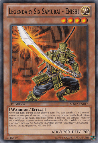 Legendary Six Samurai - Enishi - SDWA-EN017 Common 1st Edition