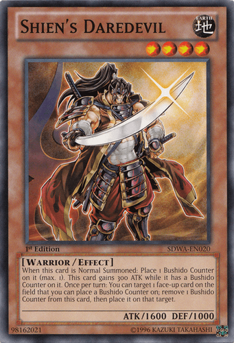 Shien's Daredevil - SDWA-EN020 Common 1st Edition