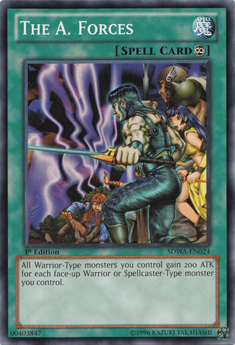The A. Forces - SDWA-EN024 Common 1st Edition