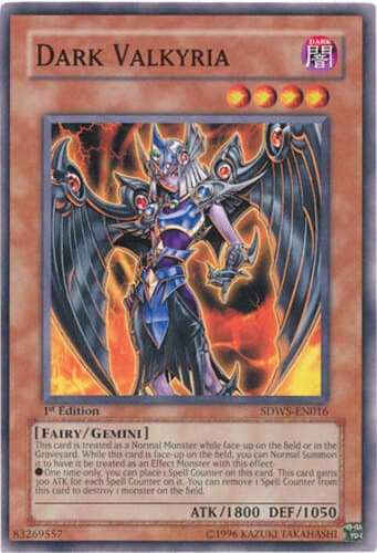 Dark Valkyria - SDWS-EN016 Common 1st Edition