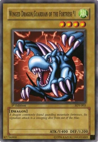 Winged Dragon, Guardian of the Fortress #1 - SDY-003 Common 1st Edition