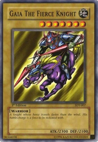 Gaia The Fierce Knight - SDY-007 Common 1st Edition