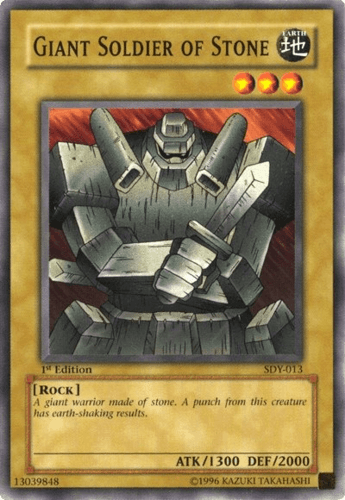 Giant Soldier of Stone - SDY-013 Common 1st Edition