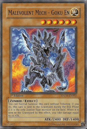 Malevolent Mech - Goku En - SDZW-EN002 Common 1st Edition