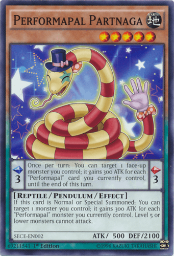 Performapal Partnaga - SECE-EN002 Common 1st Edition