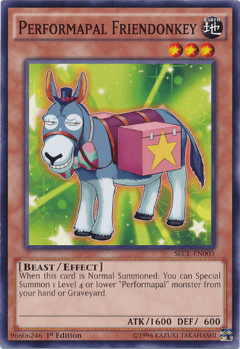 Performapal Friendonkey - SECE-EN003 Common 1st Edition