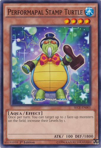 Performapal Stamp Turtle - SECE-EN005 Common 1st Edition