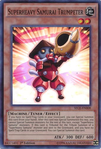 Superheavy Samurai Trumpeter - SECE-EN008 Super Rare 1st Edition
