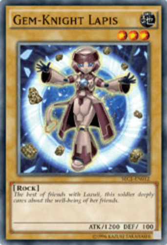 Gem-Knight Lapis - SECE-EN012 Common 1st Edition