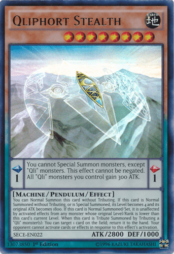 Qliphort Stealth - SECE-EN022 Ultra Rare Unlimited