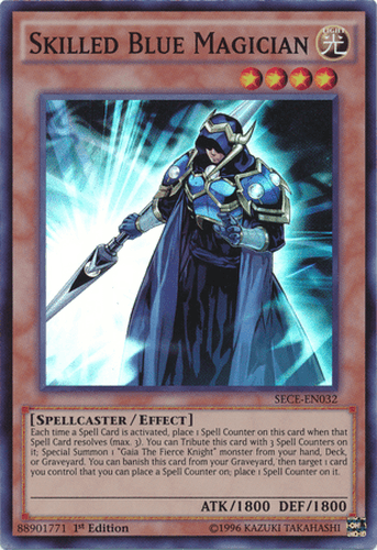 Skilled Blue Magician - SECE-EN032 Super Rare Unlimited