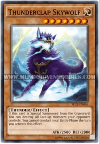 Thunderclap Skywolf - SECE-EN036 Super Rare Unlimited
