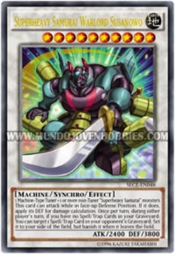 Superheavy Samurai Warlord Susanowo - SECE-EN048 Super Rare 1st Edition