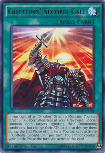 Gottoms' Second Call - SECE-EN056 Rare Unlimited