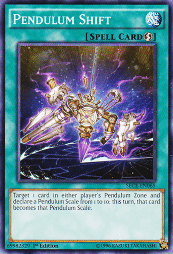 Pendulum Shift - SECE-EN065 Common 1st Edition