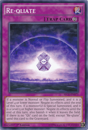 Re-qliate - SECE-EN073 Common 1st Edition