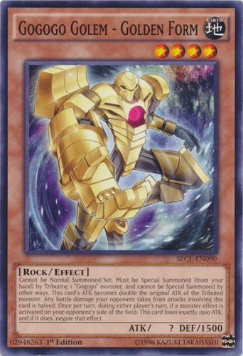 Gogogo Golem - Golden Form - SECE-EN090 Common 1st Edition