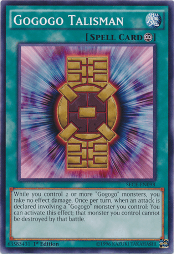 Gogogo Talisman - SECE-EN098 Common 1st Edition