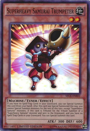 Superheavy Samurai Trumpeter - SECE-ENS02 Super Rare Limited Edition