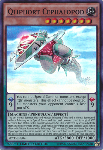 Qliphort Cephalopod - SECE-ENS04 Super Rare Limited Edition
