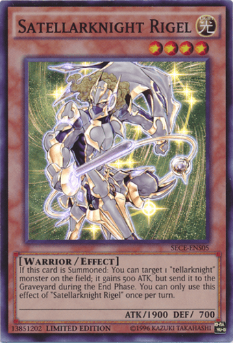 Satellarknight Rigel - SECE-ENS05 Super Rare Limited Edition