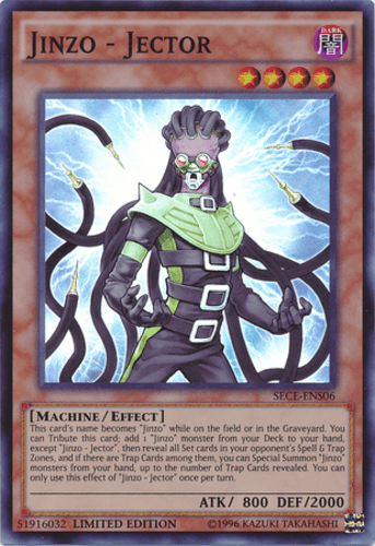 Jinzo - Jector - SECE-ENS06 Super Rare Limited Edition