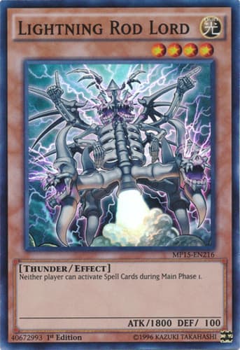 Lightning Rod Lord - SECE-ENS09 Super Rare Limited Edition
