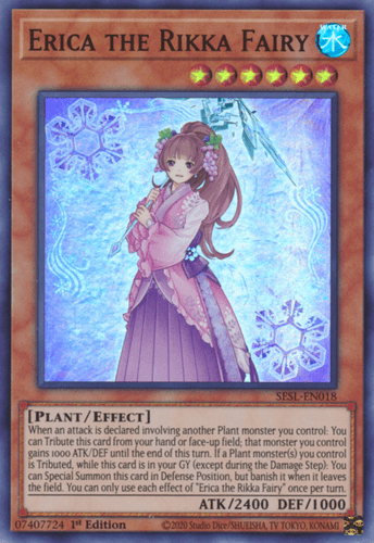 Erica the Rikka Fairy - SESL-EN018 Super Rare 1st Edition