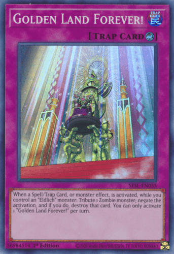 Golden Land Forever! - SESL-EN035 Super Rare 1st Edition