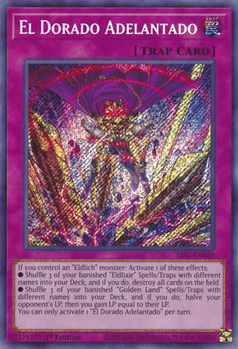 El Dorado Adelantado - SESL-EN036 Secret Rare 1st Edition