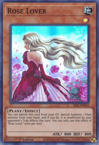 Rose Lover - SESL-EN039 Super Rare 1st Edition