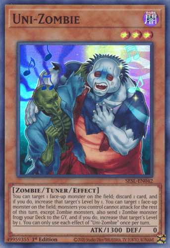 Uni-Zombie - SESL-EN042 Super Rare 1st Edition