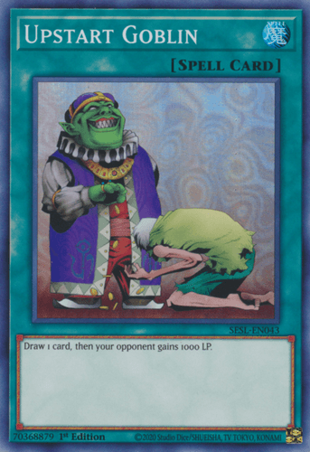 Upstart Goblin - SESL-EN043 Super Rare 1st Edition
