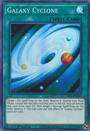Galaxy Cyclone - SESL-EN044 Super Rare 1st Edition