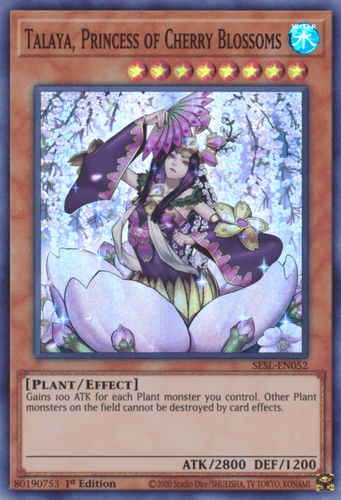 Talaya, Princess of Cherry Blossoms - SESL-EN052 Super Rare 1st Edition