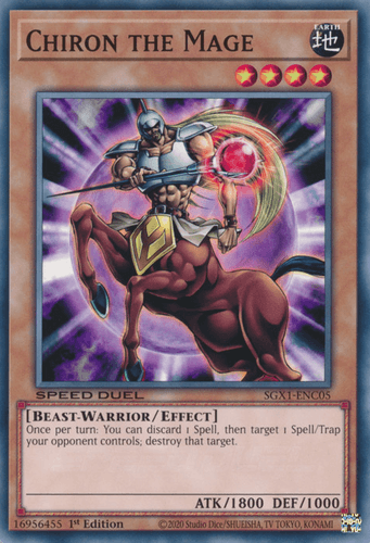 Chiron the Mage - SGX1-ENC05 Common 1st Edition