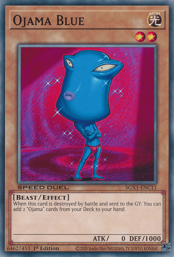 Ojama Blue - SGX1-ENC11 Common 1st Edition