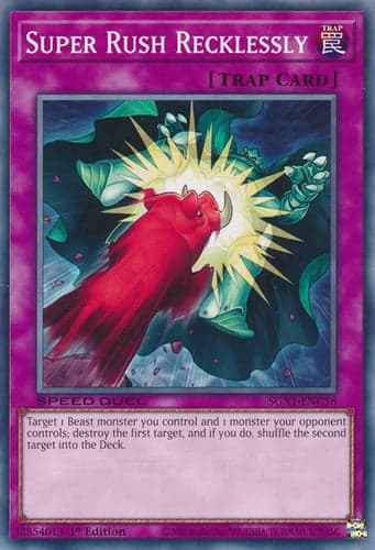 Super Rush Recklessly - SGX1-ENC18 Common 1st Edition