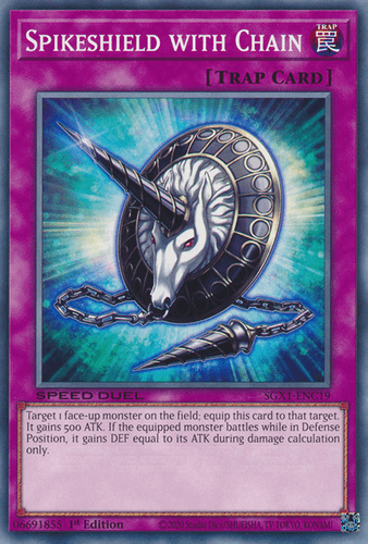 Spikeshield with Chain - SGX1-ENC19 Common 1st Edition