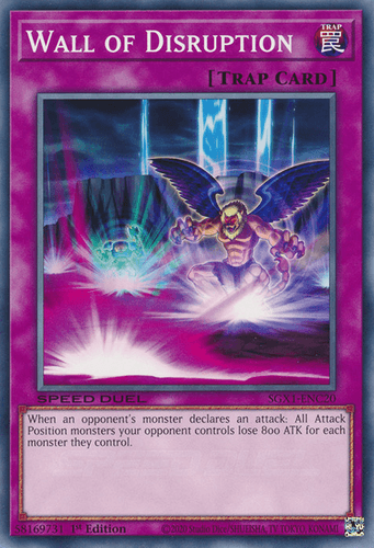 Wall of Disruption - SGX1-ENC20 Common 1st Edition