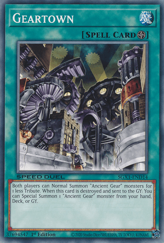 Geartown - SGX1-END14 Common 1st Edition