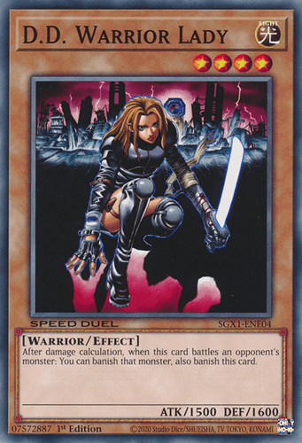 D.D. Warrior Lady - SGX1-ENE04 Common 1st Edition
